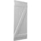 Ekena Millwork Americraft 6-Board (2 Batten) Wood Joined Board-n-Batten Shutters w/ Z-Bar, ARW102BB621X77PRH ARW102BB621X77PRH - alternate 9